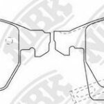 Колодки тормозные OPEL ASTRA G 1.8-2.2 16v/ZAFIRA A/B 1.6/1.8 передние PN0118 NIBK