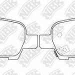 Колодки задние INFINITI FX, NISSAN QASHQAI, MURANO Z50, Z51 PN2466 NIBK