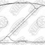 Колодки передние (TOYOTA CAMRY (_V30_) 2.4/3.0 0104) PN1479 NIBK