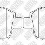 Колодки передние (TOYOTA COROLLA/PRIUS/YARIS 1.0-1.6 99-) PN1472 NIBK