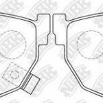 Колодки тормозные дисковые зад NIBK
