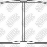 Колодки тормозные дисковые NIBK