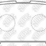Колодки тормозные дисковые NIBK PN1449