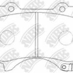 Колодки передние (TOYOTA LAND CRUISER 120, PRADO 150, MITSUBISHI PAJERO IV) PN1482 NIBK