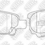 Колодки тормозные дисковые PN3502 NIBK
