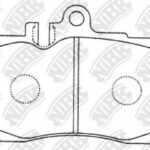 Колодки тормозные дисковые NIBK