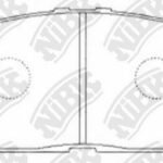 Колодки тормозные дисковые NIBK