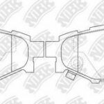 Колодки задние (SUBARU LEGACY 03/OUTBACK 03 2.0/2.5) PN7501 NIBK