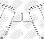 Колодки тормозные SUZUKI SX4 06- (Венгерская сборка) передние PN9803 NIBK