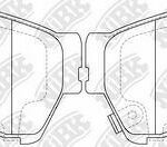 Колодки тормозные дисковые перед MAZDA 6 07 PN5806 NIBK