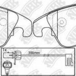 Колодки тормозные дисковые перед NIBK