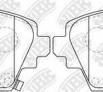 Колодки тормозные дисковые NIBK
