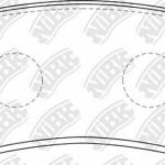 Колодки тормозные TOYOTA COROLLA (E12) 0206 с датчиком задние PN1827 NIBK