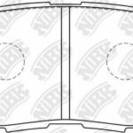 Колодки задние (MAZDA CX7/CX9 07-) PN5814 NIBK
