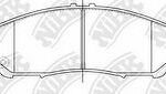 Колодки тормозные дисковые HONDA PILOT 2008 PN28001 NIBK