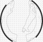 Колодки тормозные барабанные HYUNDAI GETZ 05-10 203x32mm FN0609 NIBK