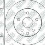 Диск тормозной NISSAN JUKE 10-/QASHQAI 07- задний RN1302 NIBK