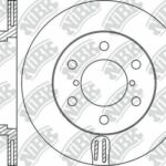 Диск тормозной MITSUBISHI PAJERO 07- задний D332мм RN1401 NIBK