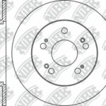 Диск тормозной HONDA CIVIC 06- задний D260мм RN1362 NIBK