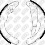 Колодки тормозные барабанные SKODA OCTAVIA 2000-2010 FN0554 NIBK