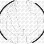 Колодки тормозные барабанные NIBK FN11909