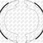 Колодки стояночного тормоза HY SONATA 2.0 2006 - 2010 FN11004 NIBK