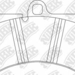 Колодки тормозные дисковые AUDI Q7 2011-2015 PN0346W NIBK