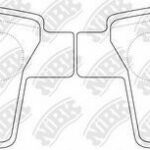 Колодки тормозные дисковые FORD MONDEO III 09.04-/JAGUAR X-TYPE  PN0501 NIBK