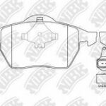 Колодки тормозные дисковые перед NIBK