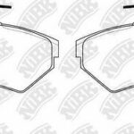 Колодки тормозные дисковые NIBK