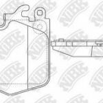 Колодки тормозные дисковые NIBK