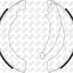 Колодки тормозные барабанные NIBK