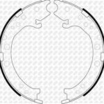 Колодки стояночного тормоза HONDA CR-V 2.4 2009 FN8003 NIBK