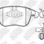 Колодки тормозные дисковые перед NIBK