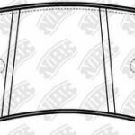 Колодки тормозные дисковые NIBK