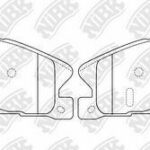 Колодки тормозные дисковые FORD Explorer 2005 - PN0623 NIBK