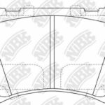 Колодки тормозные дисковые перед NIBK