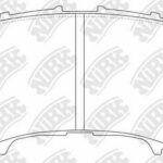 Колодки тормозные дисковые NISSAN X-TRAIL (32)/INFINITI Q50 13-  PN2808 NIBK