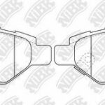 Колодки тормозные дисковые CADILLAC CTS 2.8 08-  PN51007 NIBK