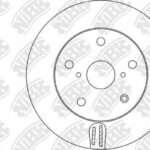 Диск тормозной LEXUS RX 2008-2015 RN1578 NIBK