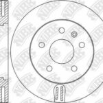 Диск тормозной CHEVROLET Captiva 2006- RN1622 NIBK