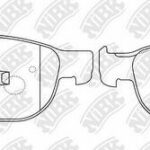 Колодки тормозные дисковые PN0696 NIBK