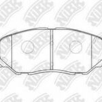 Колодки тормозные дисковые KIA SORENTO III 15-  PN0662 NIBK