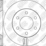 Диск тормозной RN1635 NIBK