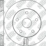 Диск торм. Fr JEEP Gr. Cherokee -10 NIBK
