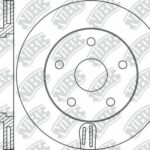 Диск тормозной задн. JEEP Grand Cherokee IV (WL) 2010 - NIBK