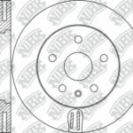 Диск тормозной передний NIBK