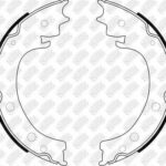 Колодки стояночного тормоза FN0662 NIBK