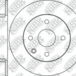 Диск тормозной задний NIBK RN1933