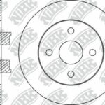 Диск тормозной задний со ступицей NIBK